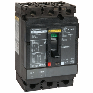 Powerpact 适于OEM客户的多标准塑壳断路器 15~600A